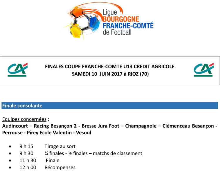 Finale Consolante Coupe de Franche-Comté